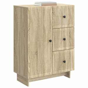Servírovací skříň Dub sonoma 66 x 34,5 x 90 cm Kompozitní dřevo - obrázek 3