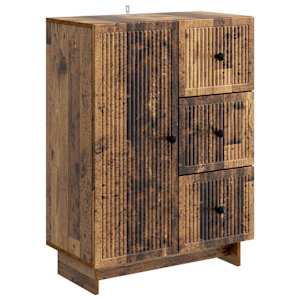Servírovací skříň se zásuvkou Staré dřevo 66 x 34,5 x 90 cm - obrázek 2