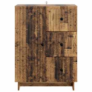 Servírovací skříň se zásuvkou Staré dřevo 66 x 34,5 x 90 cm - obrázek 6