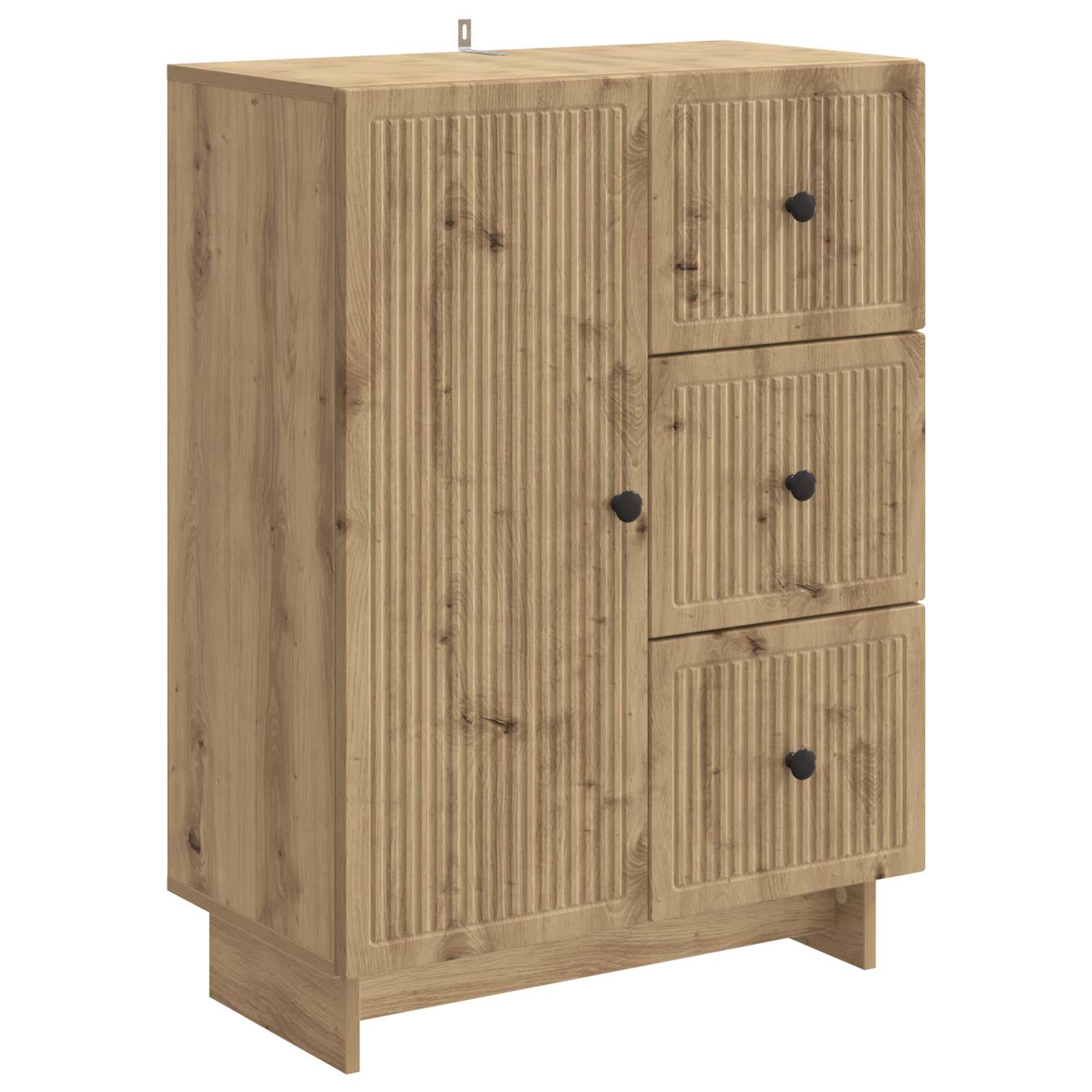 vidaXL Sideboard Artisan-Eiche 66 x 34,5 x 90 cm Holzwerkstoff