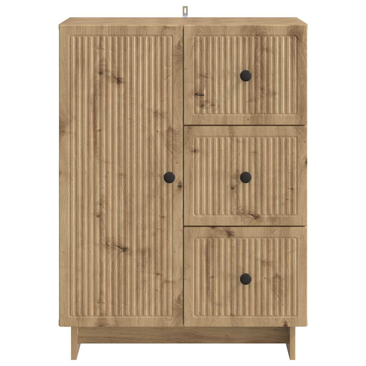 Sideboard 66 x 34,5 x 90 cm Konstrueret træ - Billede 6