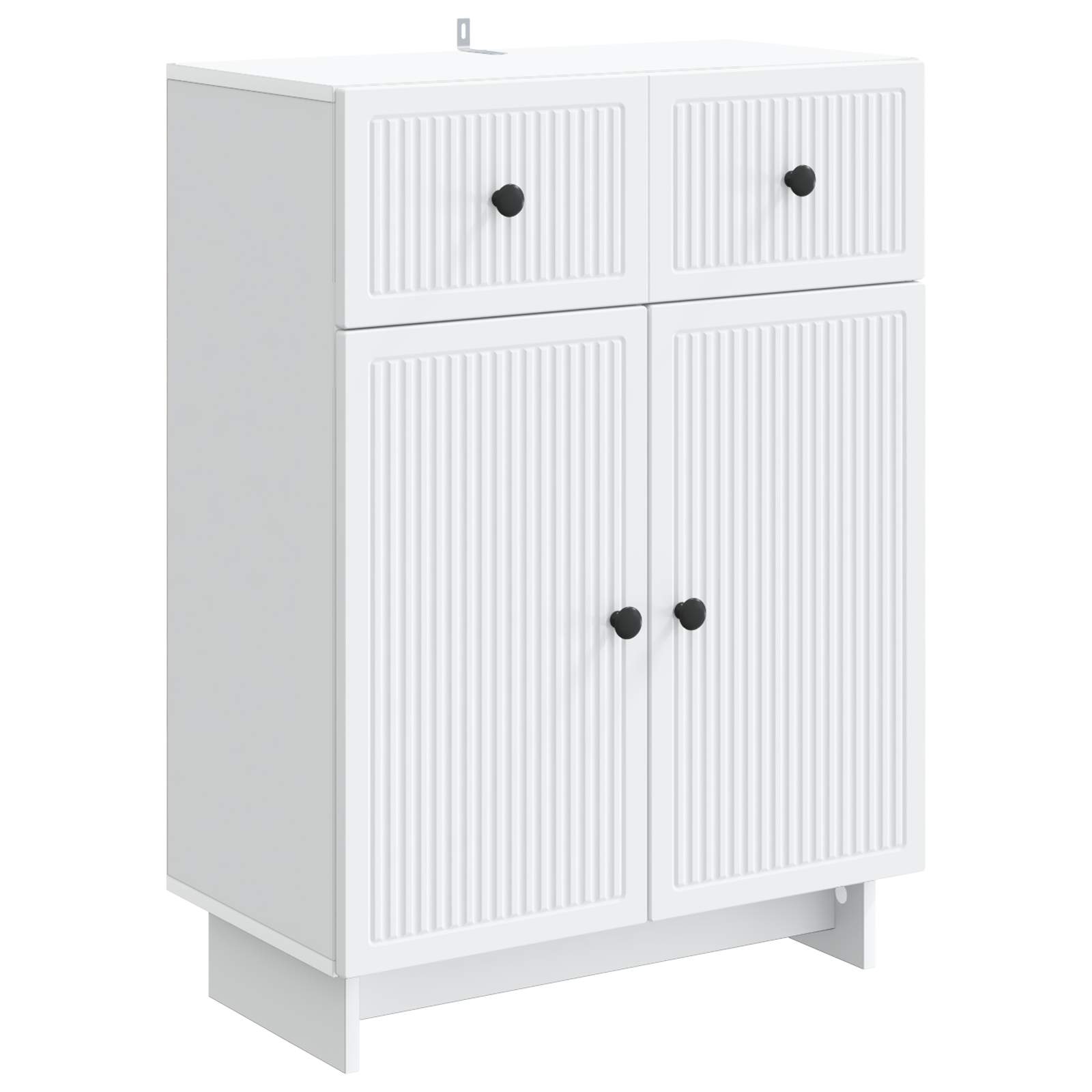 vidaXL Bufet cu sertar Alb 66 x 34,5 x 90 cm Lemn prelucrat