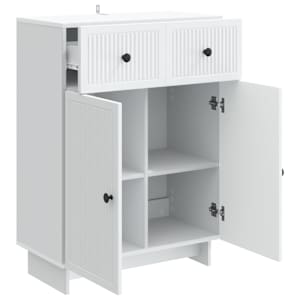 Servírovací skříň Bílá 66 x 34,5 x 90 cm Kompozitní dřevo - obrázek 5