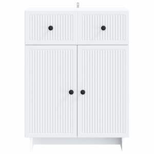 Servírovací skříň Bílá 66 x 34,5 x 90 cm Kompozitní dřevo - obrázek 6