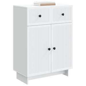 Servírovací skříň Bílá 66 x 34,5 x 90 cm Kompozitní dřevo - obrázek 3