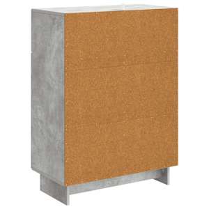 Servírovací skříň se zásuvkou Betonově šedá 66 x 34,5 x 90 cm - obrázek 8