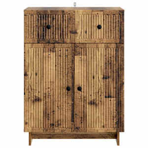 Servírovací skříň se zásuvkou Staré dřevo 66 x 34,5 x 90 cm - obrázek 6
