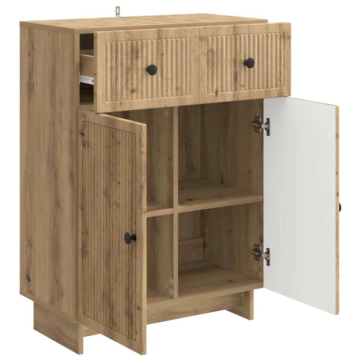 Sideboard 66 x 34,5 x 90 cm Konstrueret træ - Billede 5