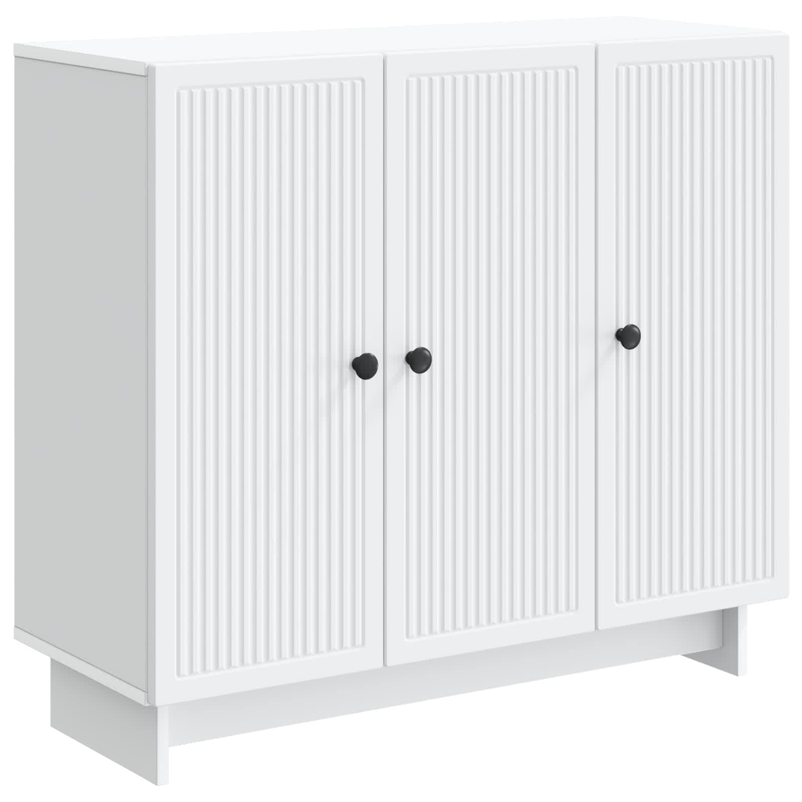 vidaXL Bufet Alb 89 x 34,5 x 80 cm Lemn prelucrat