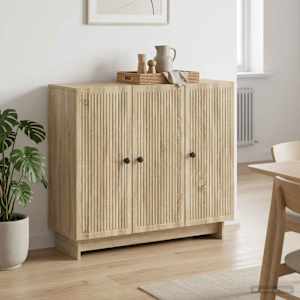 Servírovací skříň Dub sonoma 89 x 34,5 x 80 cm Kompozitní dřevo - obrázek 1