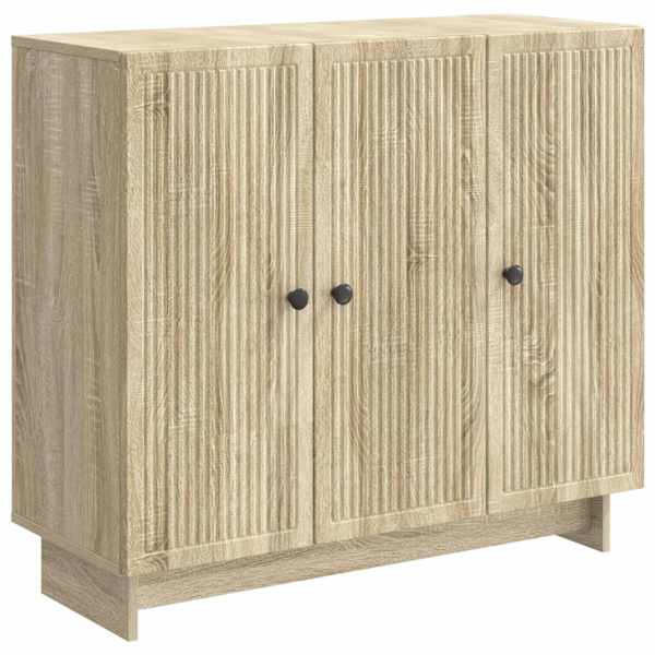 vidaXL K&otilde;ide Sonoma tamm 89 x 34,5 x 80 cm Tehispuit