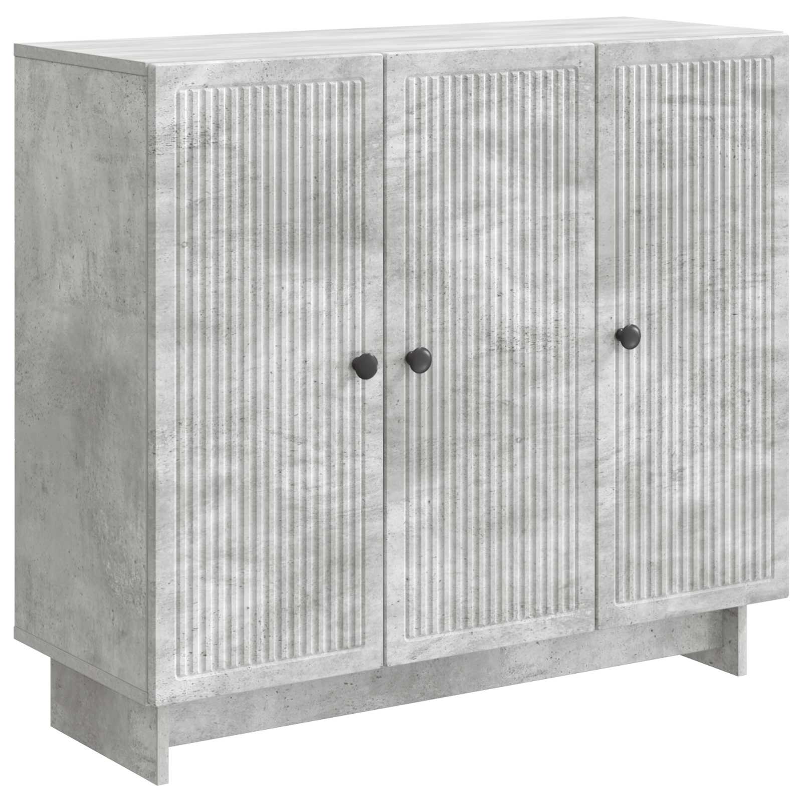 vidaXL Bufet Gri Beton 89 x 34,5 x 80 cm Lemn prelucrat