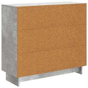 Servírovací skříň Betonově šedá 89 x 34,5 x 80 cm - obrázek 8