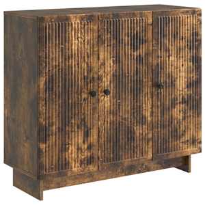 Strani šal Dimljen hrast 89 x 34,5 x 80 cm Inženirski les