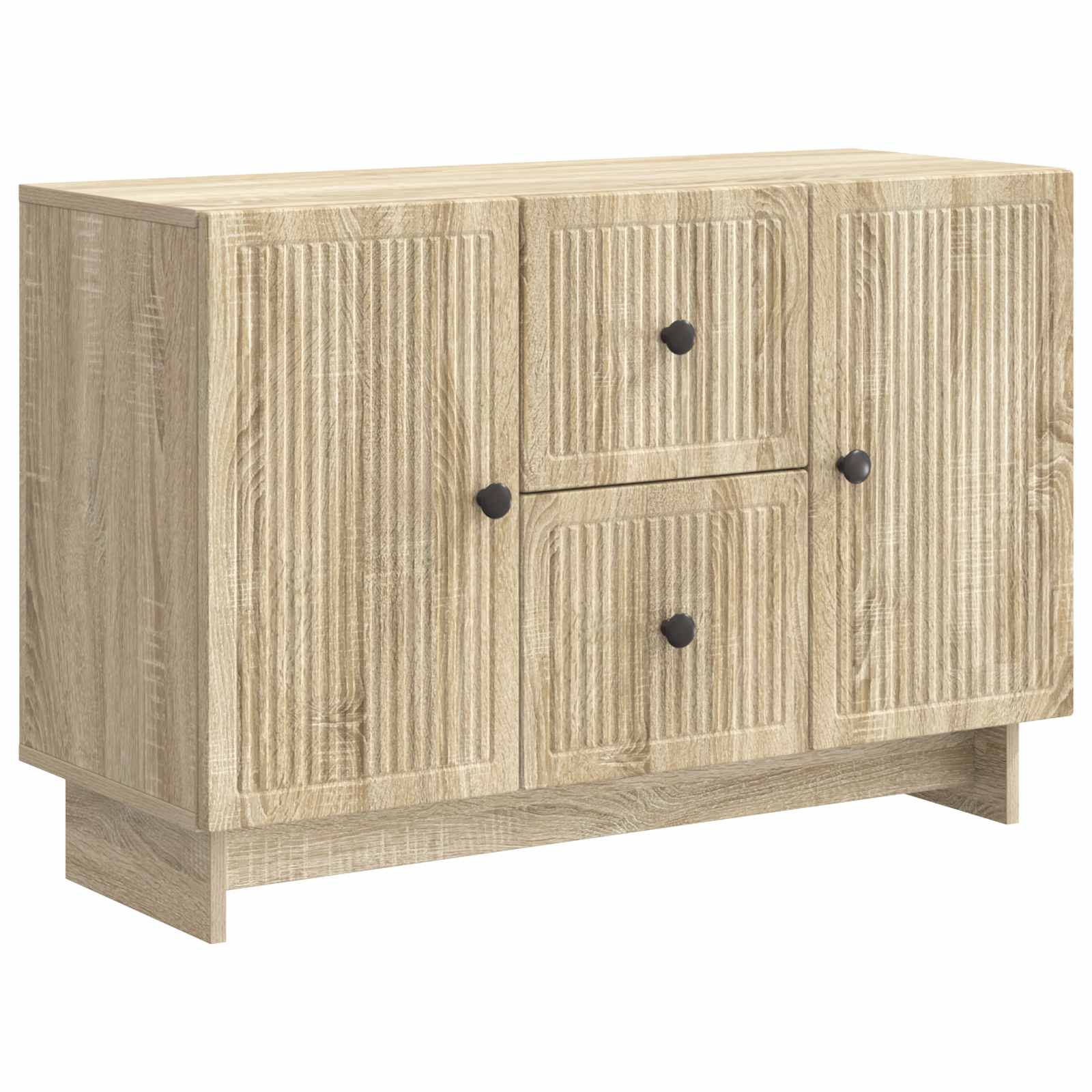 vidaXL Bufet cu sertar Stejar Sonoma 89 x 34,5 x 60 cm Lemn prelucrat
