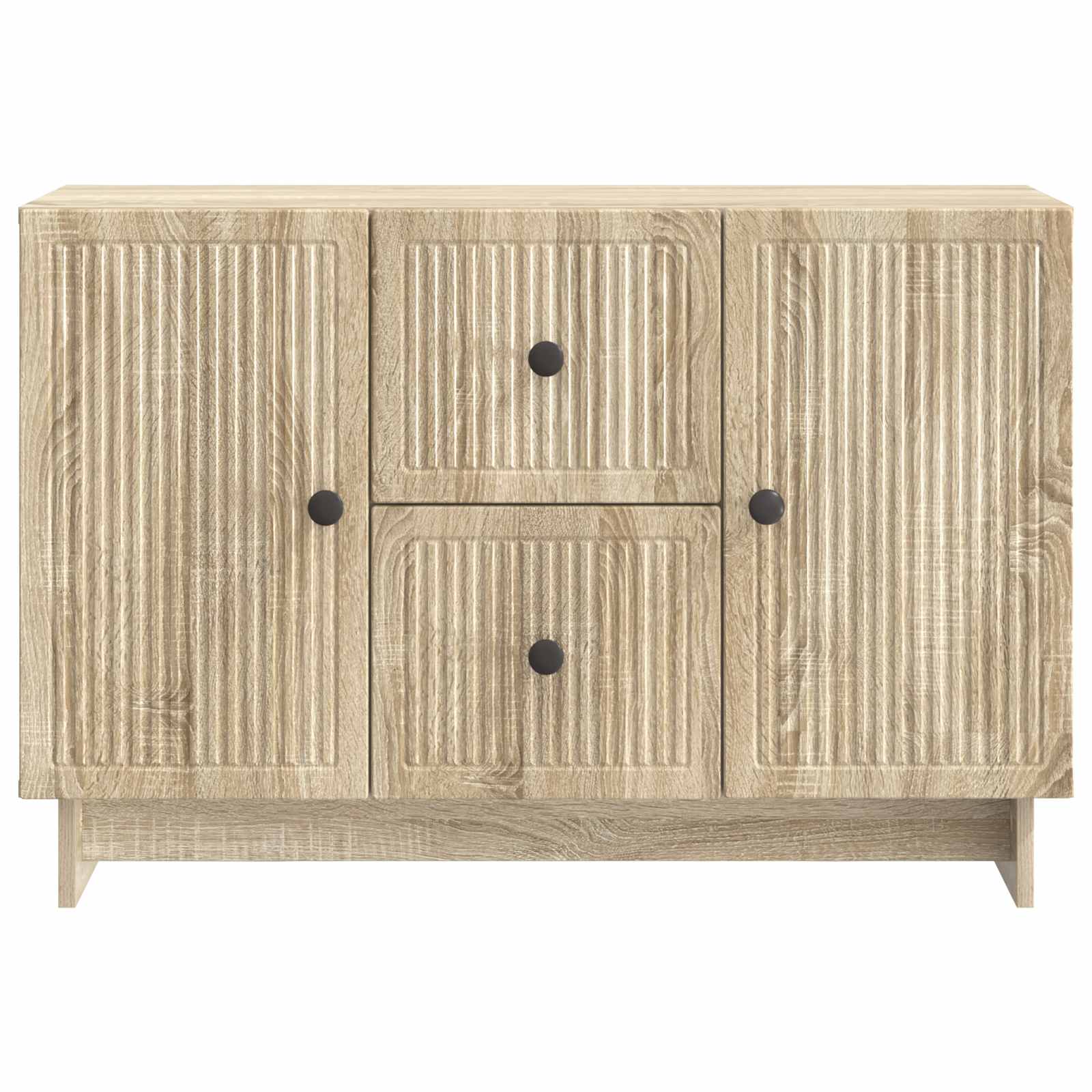 Strani šal Sonoma hrast 89 x 34,5 x 60 cm Inženirski les - slika 4