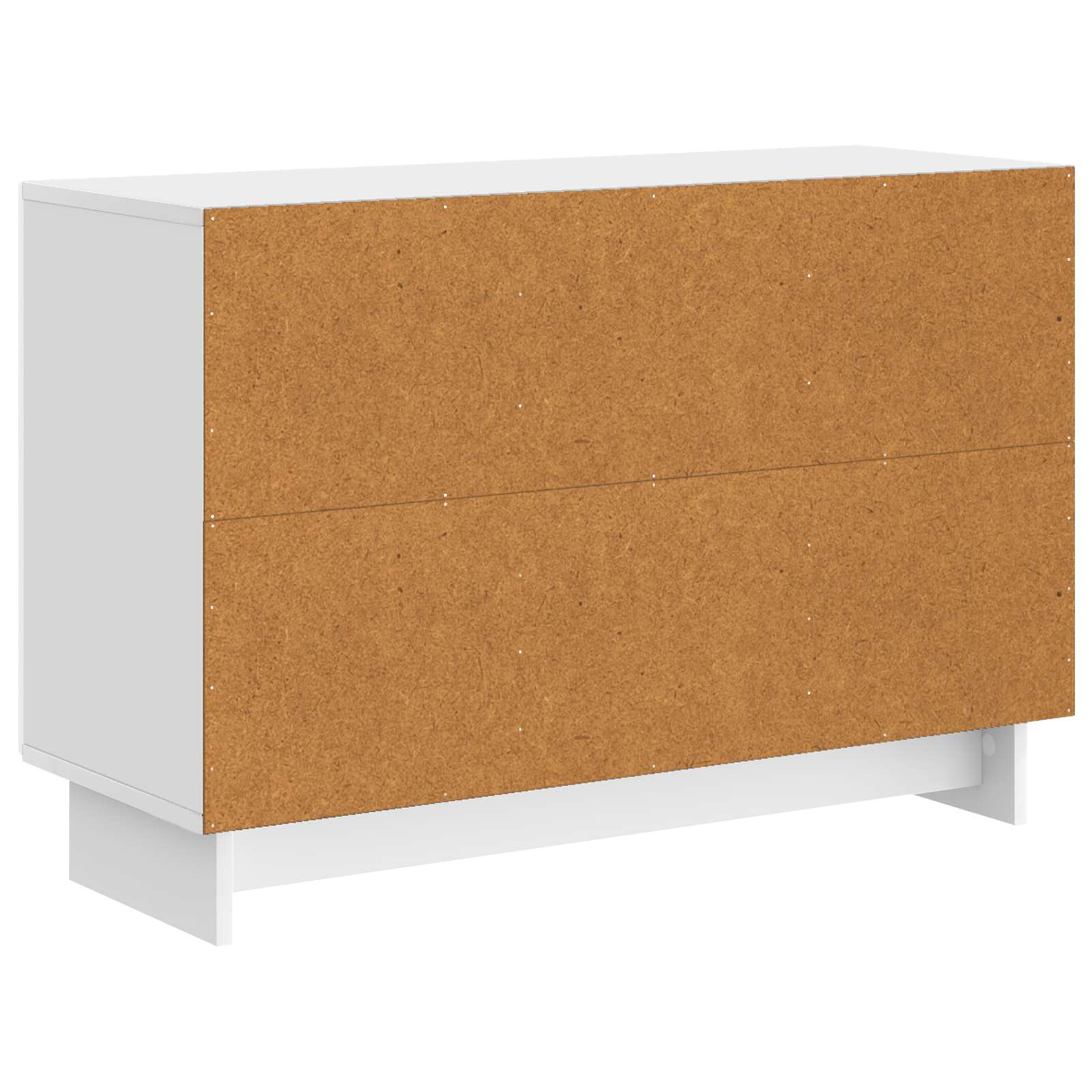 Strani šal Bela visok sijaj 89 x 34,5 x 60 cm Inženirski les - slika 6