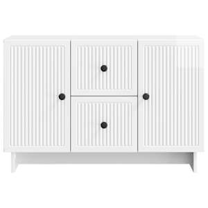 Servírovací skříň Bílá s vysokým leskem 89 x 34,5 x 60 cm - obrázek 6
