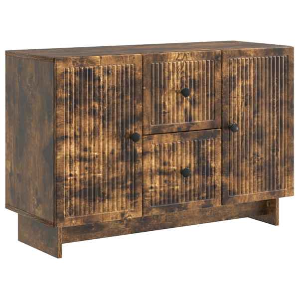vidaXL K&otilde;ide sahtliga Suitsutatud tamm 89 x 34,5 x 60 cm Tehispuit