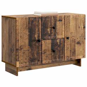 Servírovací skříň se zásuvkou Staré dřevo 89 x 34,5 x 60 cm - obrázek 3
