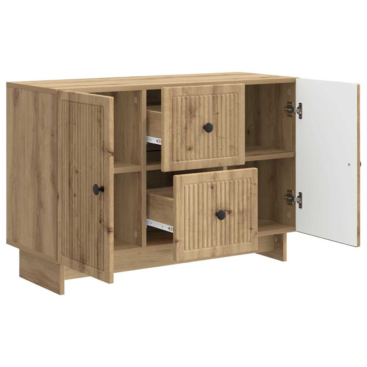 Sideboard 89 x 34,5 x 60 cm Konstrueret træ - Billede 5