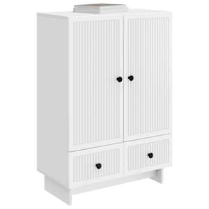 Servírovací skříň Bílý 66 x 34,5 x 95 cm Dřevěný materiál - obrázek 2
