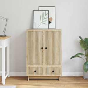 Strani šal Sonoma hrast 66 x 34,5 x 95 cm Konstruirano leseno