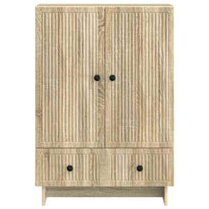 Servírovací skříň Sonoma dub 66 x 34,5 x 95 cm Dřevěný materiál - obrázek 7