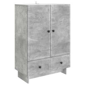 Strani šal Beton Siva 66 x 34,5 x 95 cm Konstruirano leseno