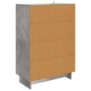 Servírovací skříň Betonově Šedá 66 x 34,5 x 95 cm - obrázek 6
