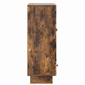 Servírovací skříň Uzený Dub 66 x 34,5 x 95 cm Dřevěný materiál - obrázek 5