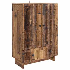 Servírovací skříň Staré dřevo 66 x 34,5 x 95 cm - obrázek 1