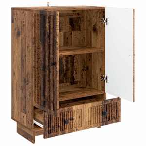 Servírovací skříň Staré dřevo 66 x 34,5 x 95 cm - obrázek 3