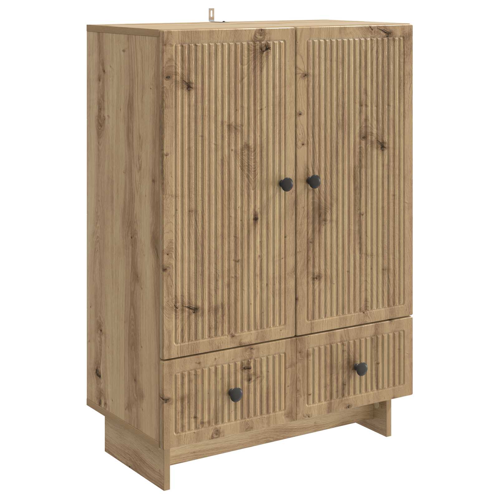 vidaXL Bufet Stejar Artizanal 66 x 34,5 x 95 cm Lemn prelucrat