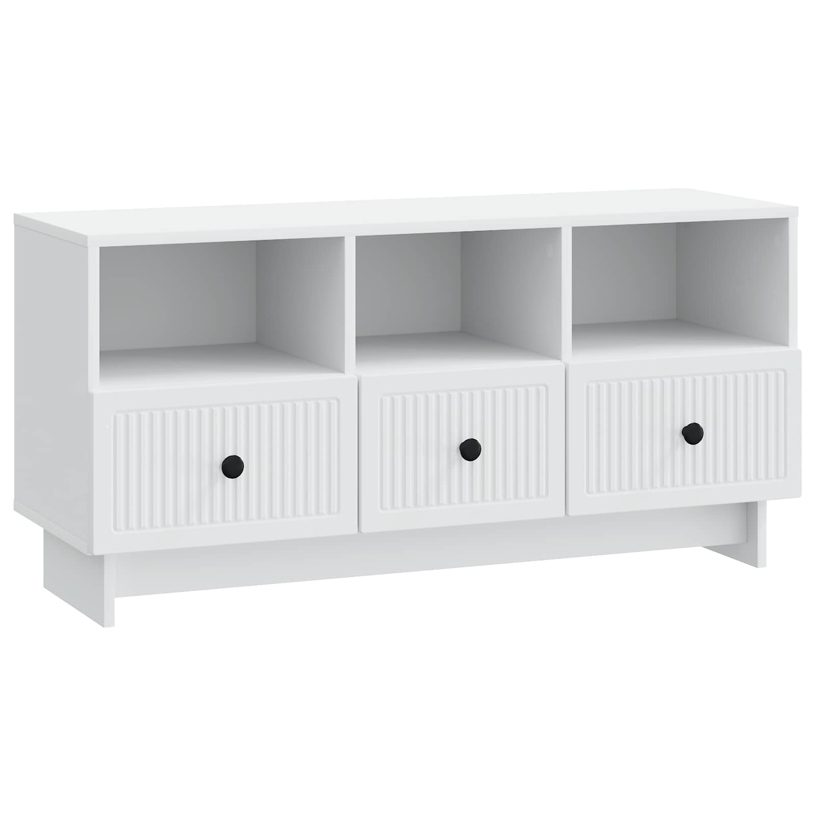 vidaXL Cabinet TV cu sertar Alb 102 x 34,5 x 50 cm Lemn prelucrat