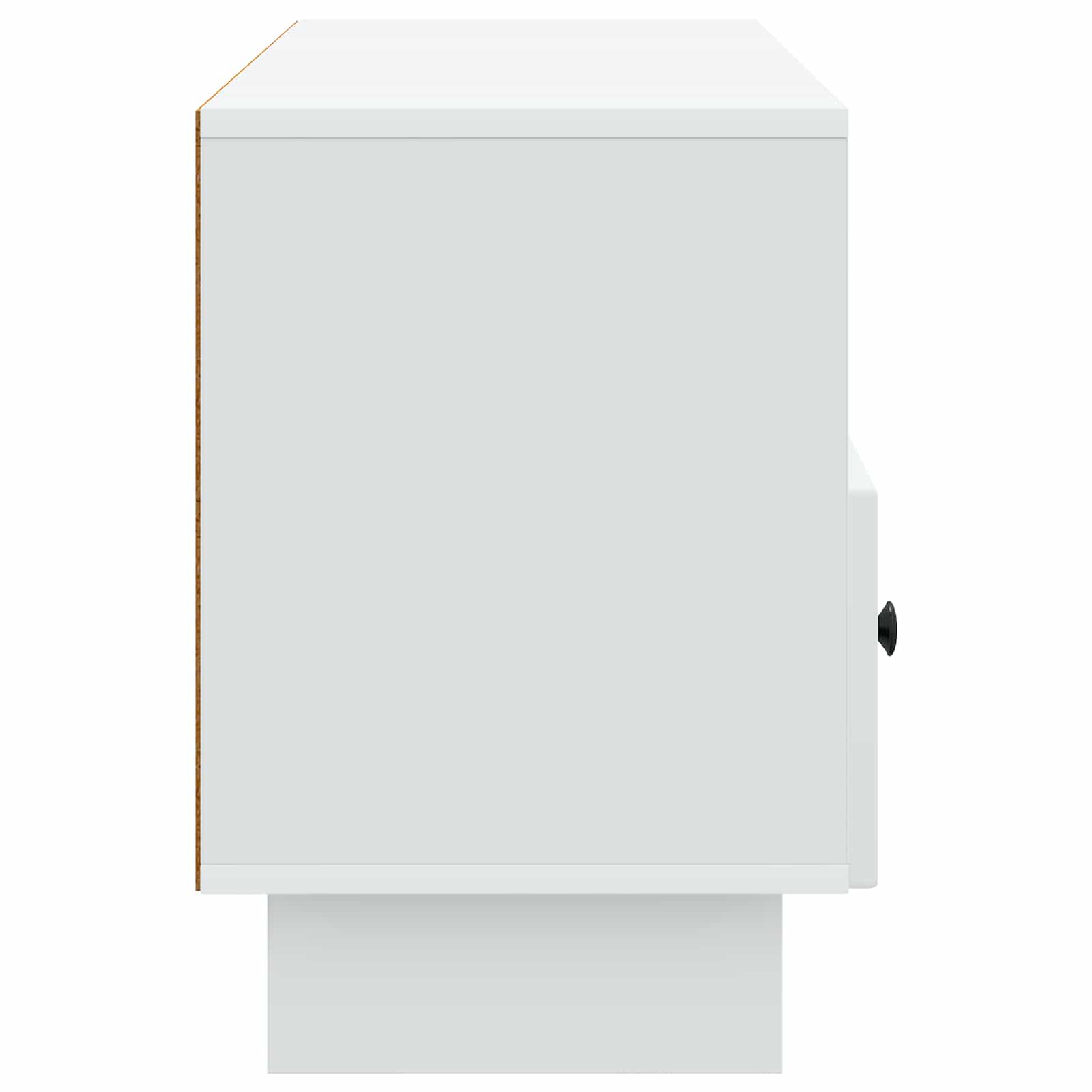 TV omarica s predalom Bela 102 x 34,5 x 50 cm Inženirski les - slika 5