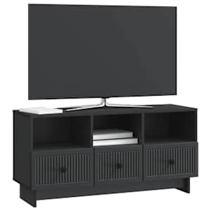 Televizní skříň Černá 102 x 34,5 x 50 cm Kompozitní dřevo - obrázek 3