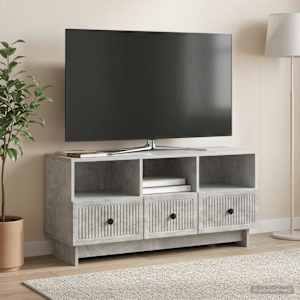 TV omarica Betonsko siva 102 x 34,5 x 50 cm Inženirski les