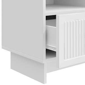 Televizní skříň Bílá s vysokým leskem 102 x 34,5 x 50 cm - obrázek 9