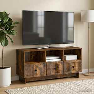TV omarica Dimljen hrast 102 x 34,5 x 50 cm Inženirski les