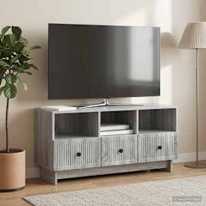 TV omarica Siva Sonoma 102 x 34,5 x 50 cm Inženirski les
