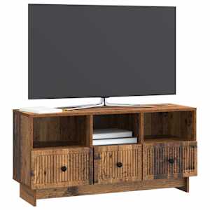 Televizní skříň Staré dřevo 102 x 34,5 x 50 cm Kompozitní dřevo - obrázek 3