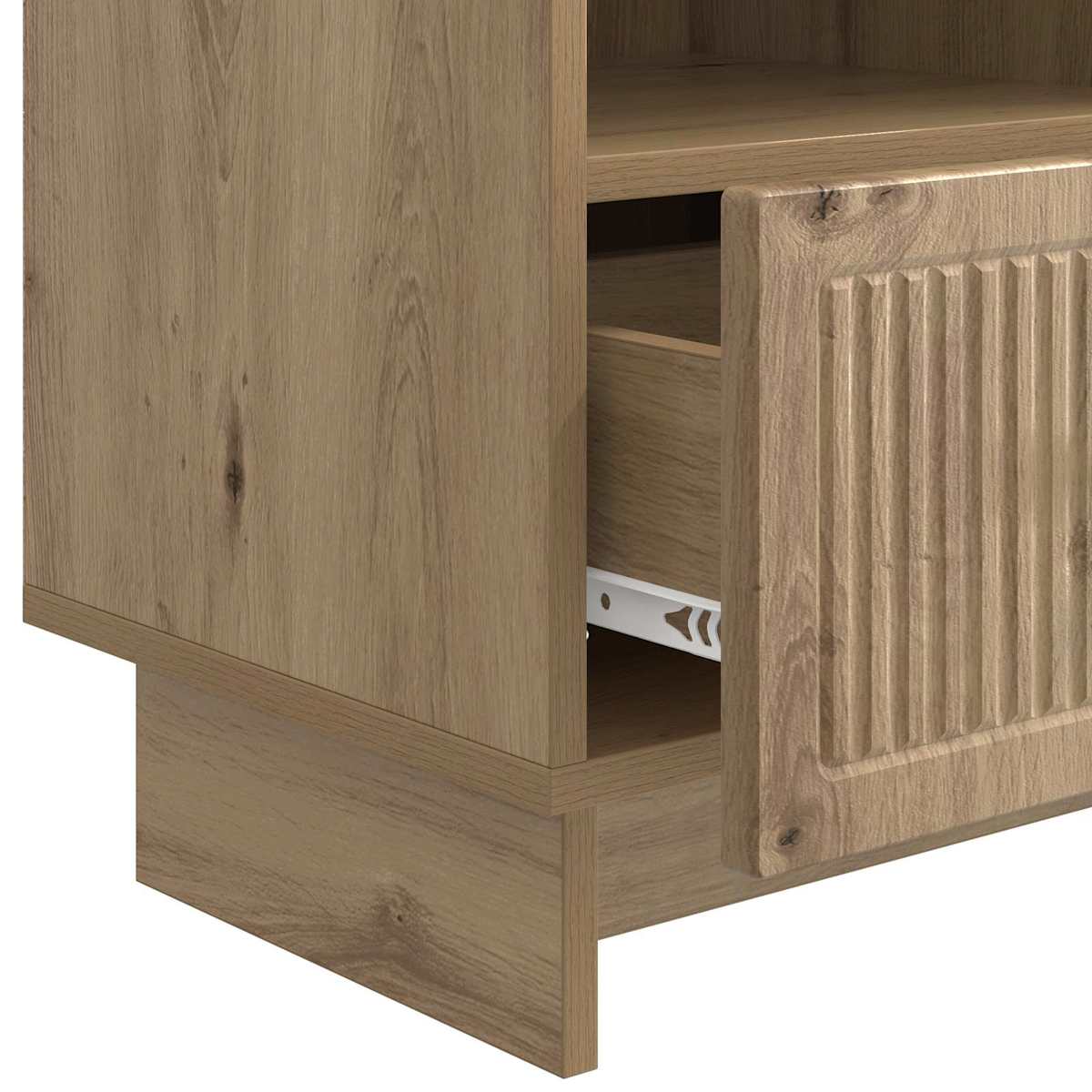 TV-skab 102 x 34,5 x 50 cm Konstrueret træ - Billede 8
