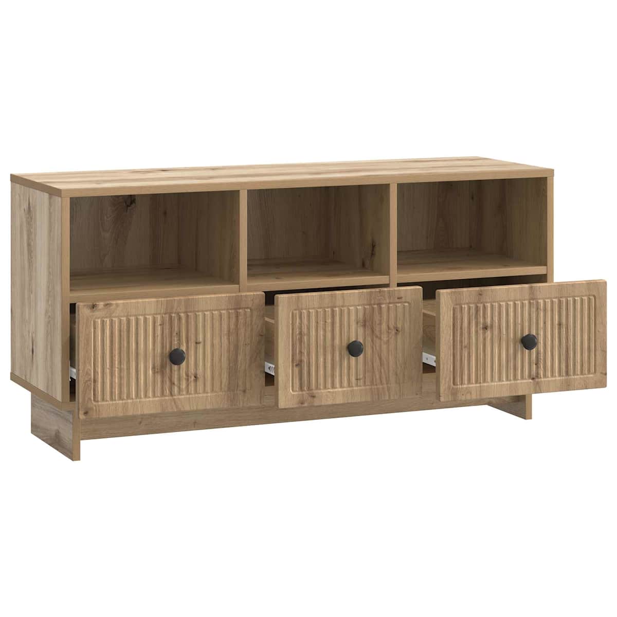 TV-skab 102 x 34,5 x 50 cm Konstrueret træ - Billede 4
