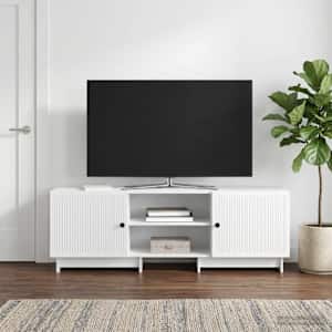 Televizní skříň Bílý 150 x 31 x 50 cm Dřevěný materiál