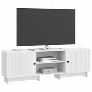 Televizní skříň Bílý 150 x 31 x 50 cm Dřevěný materiál - obrázek 3