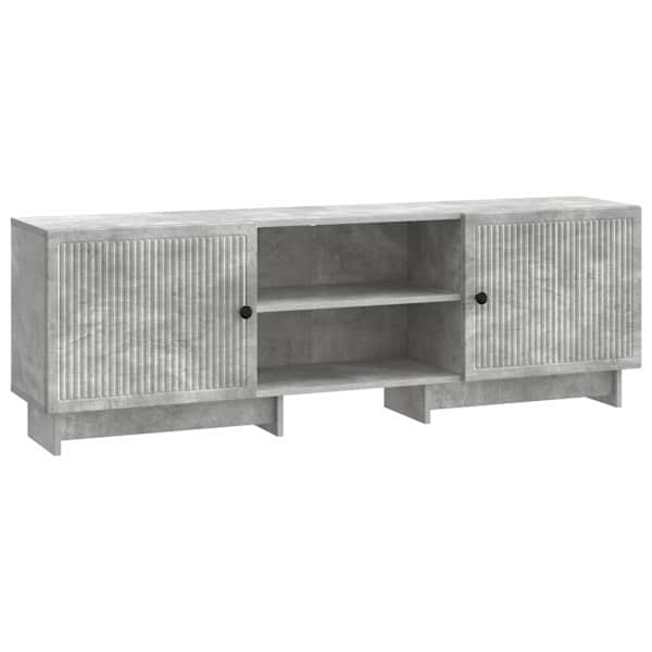 vidaXL Telerikapp 150 x 31 x 50 cm Betoonhall T&ouml;&ouml;deldud puit