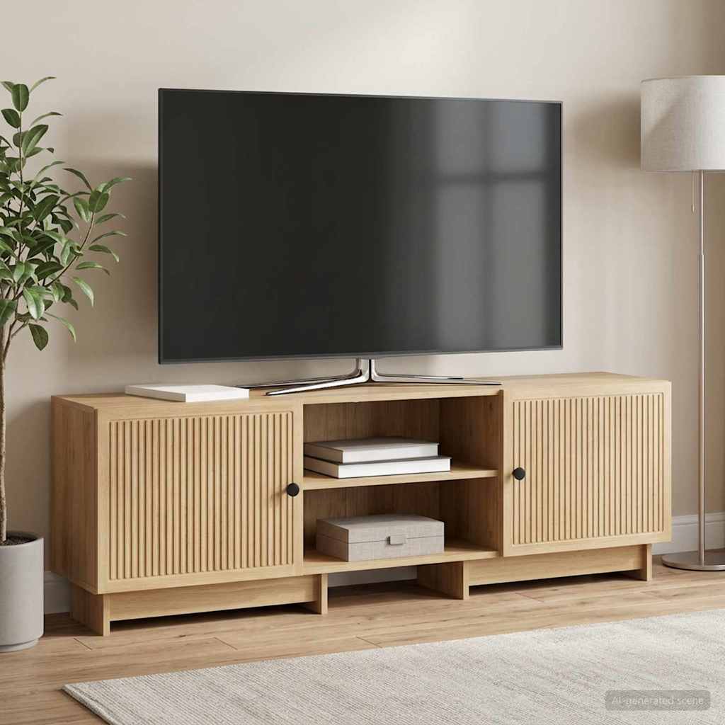 TV-kaappi Kiiltävä Valkoinen 150 x 31 x 50 cm Käsitelty puu