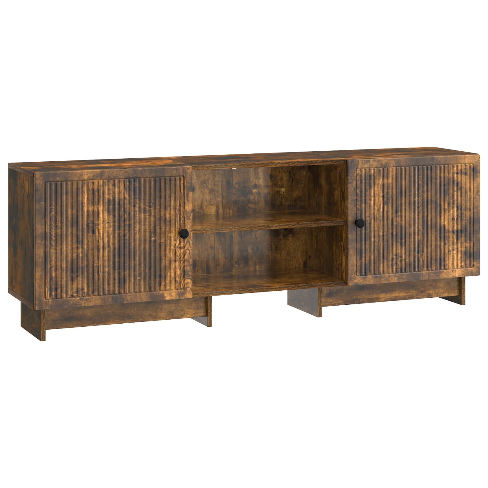 Televizní skříň Uzený Dub 150 x 31 x 50 cm Dřevěný materiál