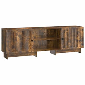 Televizní skříň Uzený Dub 150 x 31 x 50 cm Dřevěný materiál - obrázek 2